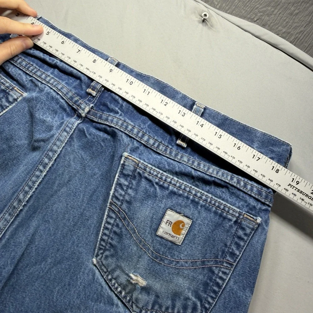 Carhartt FR Jeans Mens 38x30 (Fits 36x29)Flame Resistant Relaxed Fit FRB100DNM